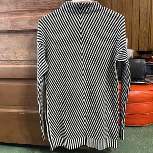 KAREN MILLEN  Striped Knitted Merino wool jumper